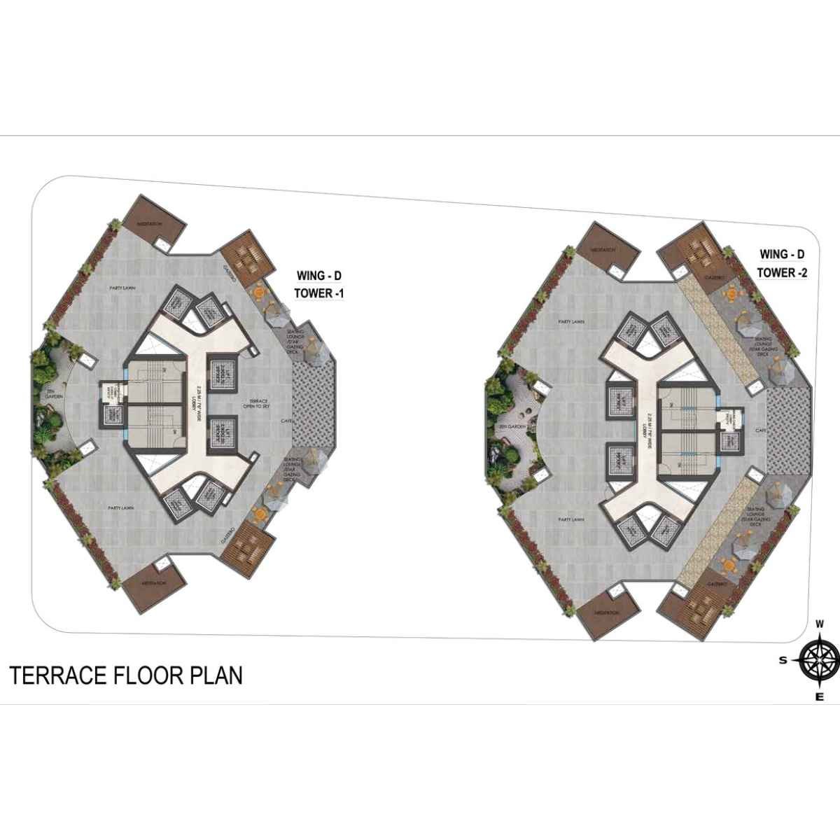 Opulence -Terrace floor plan-2